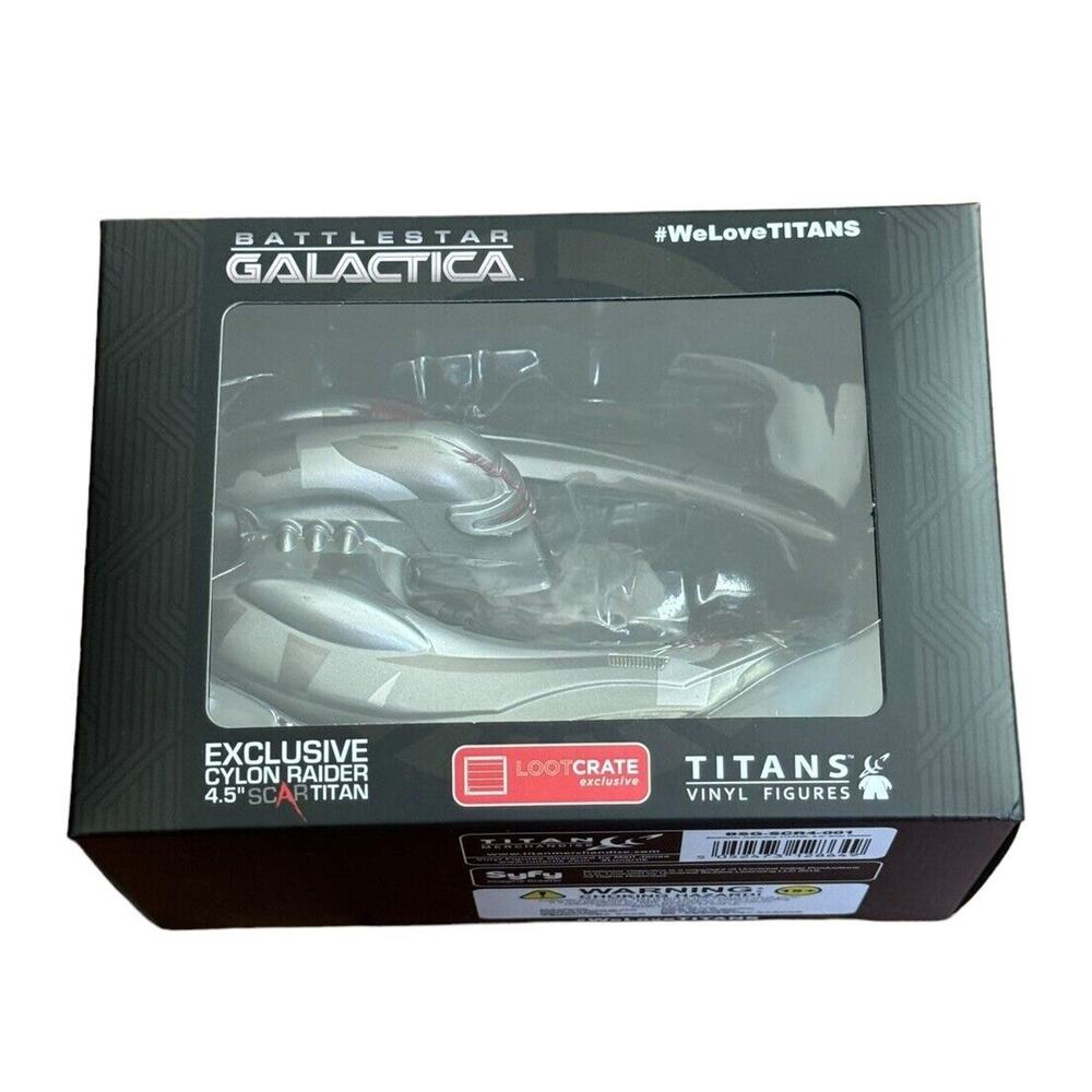 Loot Crate Exclusive 4.5 Cylon Raider Battlestar Galactica Titans Vinyl Figure